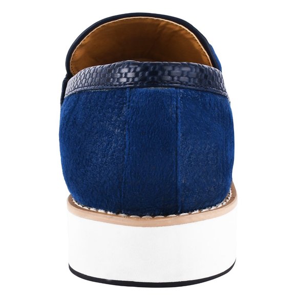 LIBERTYZENO Mens Manmade Leather Loafers and Slip On Shoes - Picture 6 of 7